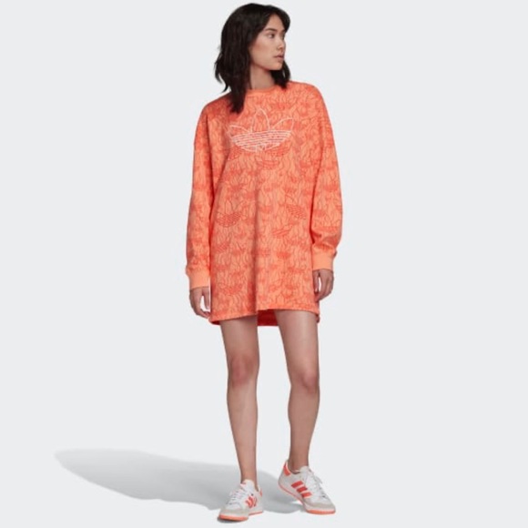 adidas long sleeve dress